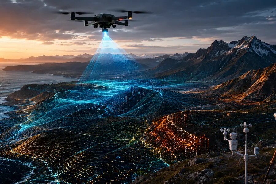 Drone, LiDAR e sensori osservano le trasformazioni del territorio