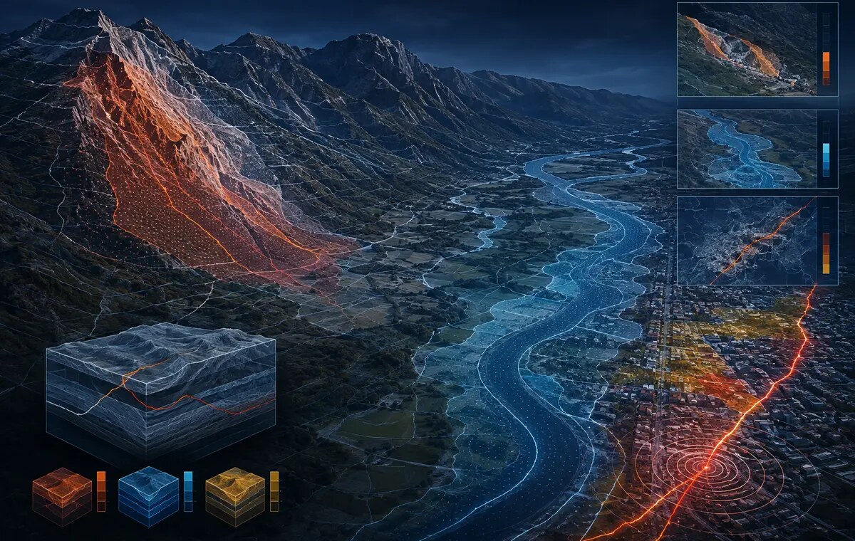 Analisi geospaziale integrata dei rischi geologici