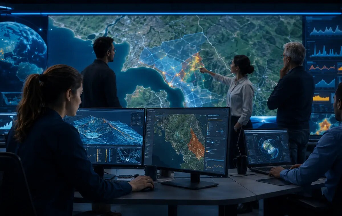 Control room geospaziale per supportare decisioni territoriali