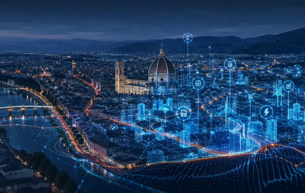 Gemello digitale GeoAI di una città intelligente